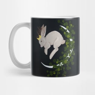 Jackalope King Jumps Over the Moon Mug